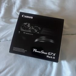 Canon G7X Mark III