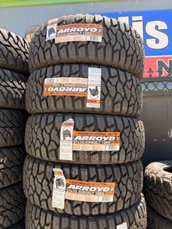 37x12.50r20 Arroyo tires nuevas con 50,000 millas de garantía las 4