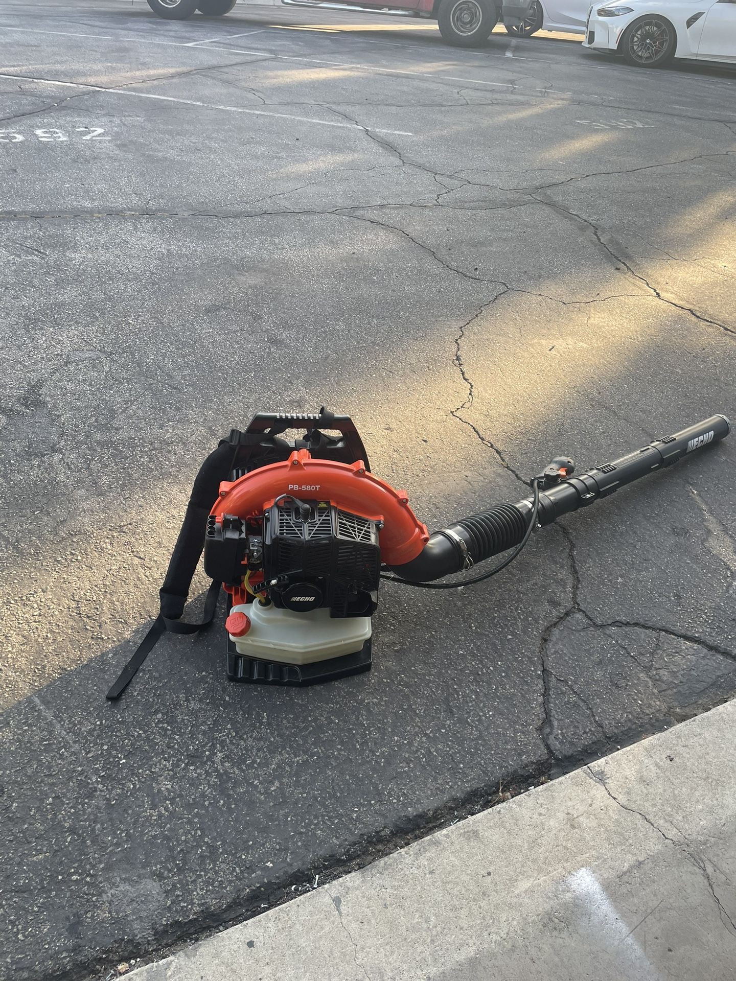 Gas 2 S trole Backpack Leaf Blower With Tub Throttle