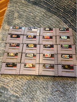 Super Nintendo Games $10-25 each