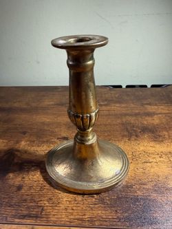 Vintage brass candlestick made in England