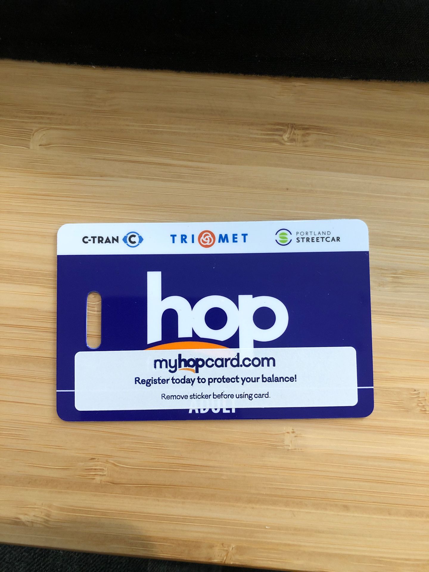 $250 TriMet Hop Card - bus and MAX transit