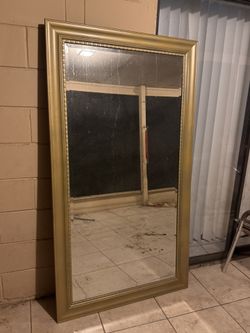 Large Gold Mirror