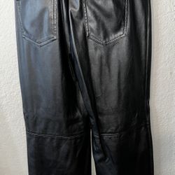 Faux Leather Pants 