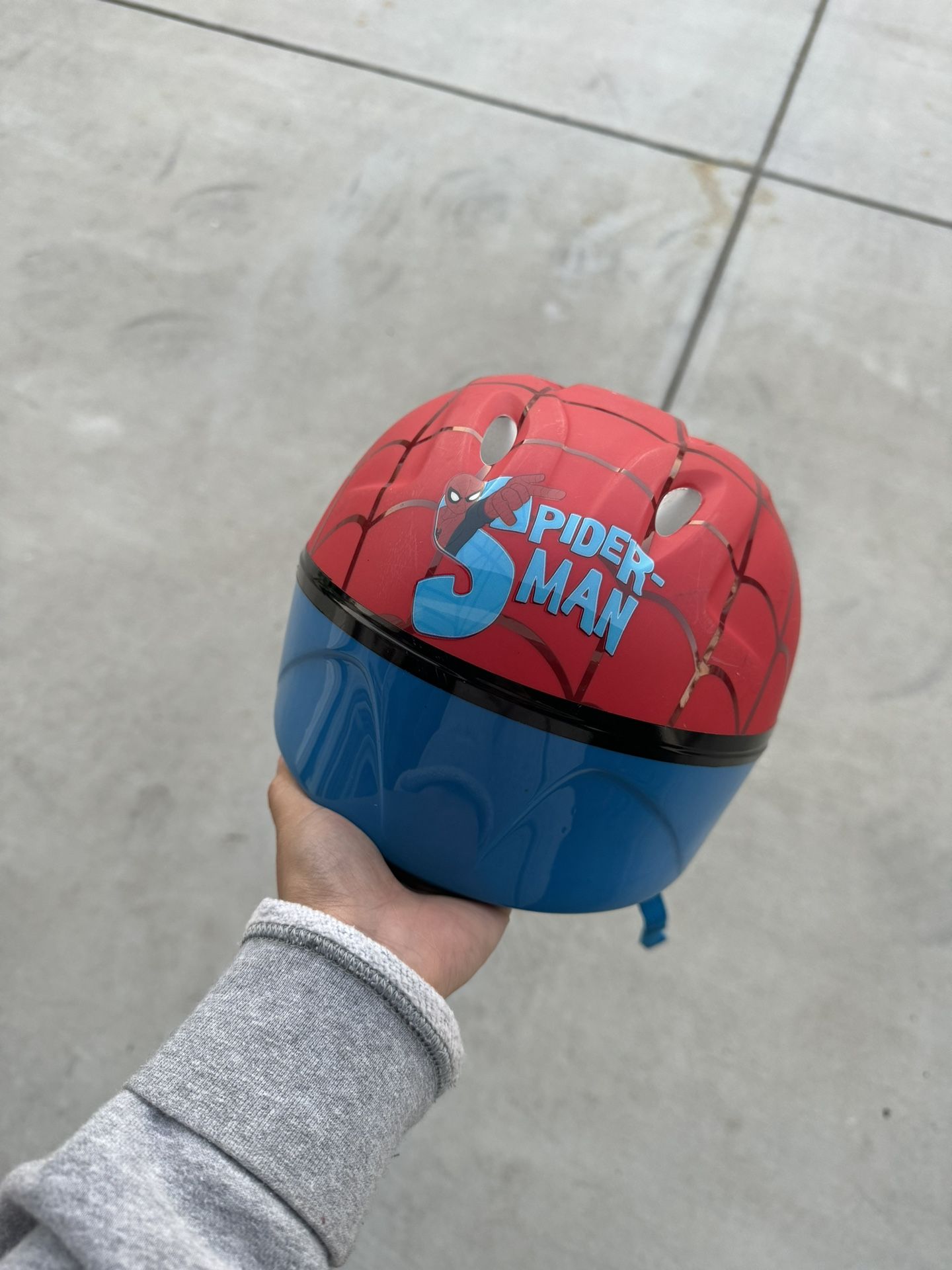 Toddler Spiderman Helmet