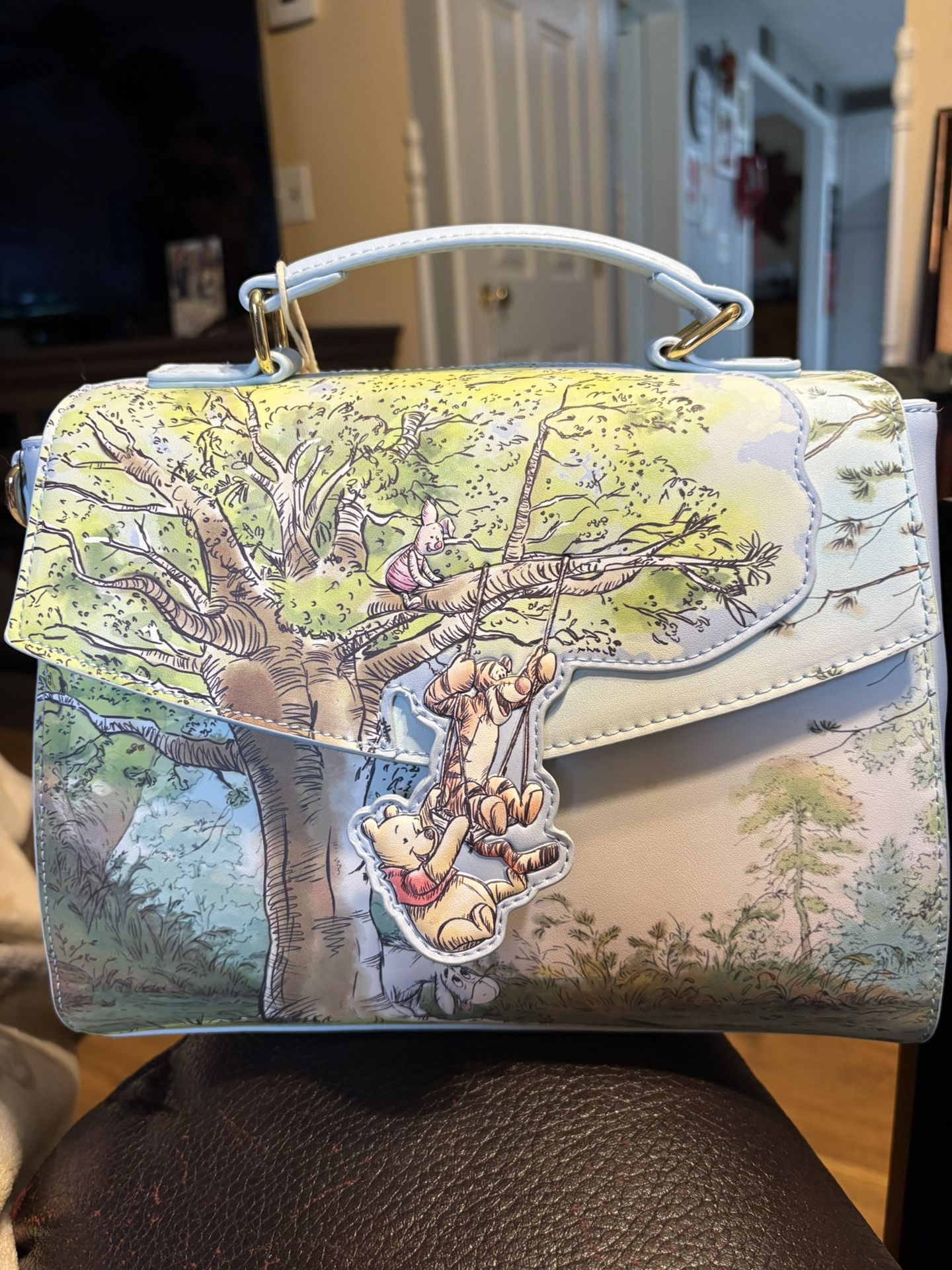 Winnie The Pooh Hard Tag Loungefly NWT In Plastic. Pu Bridgewater