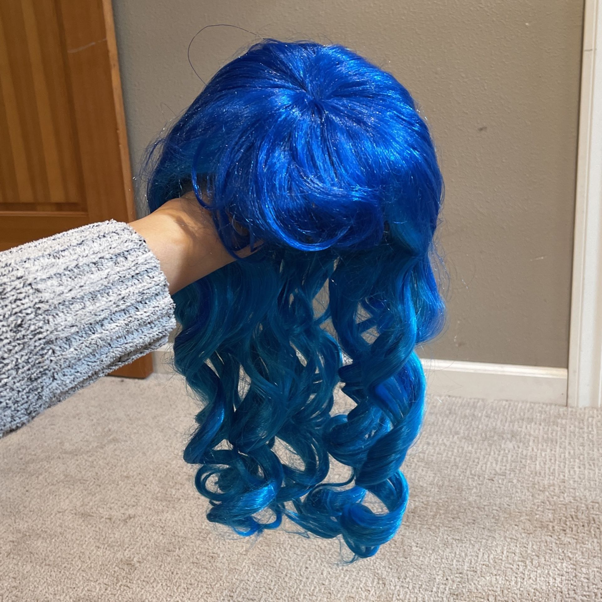 Blue Costume Wig