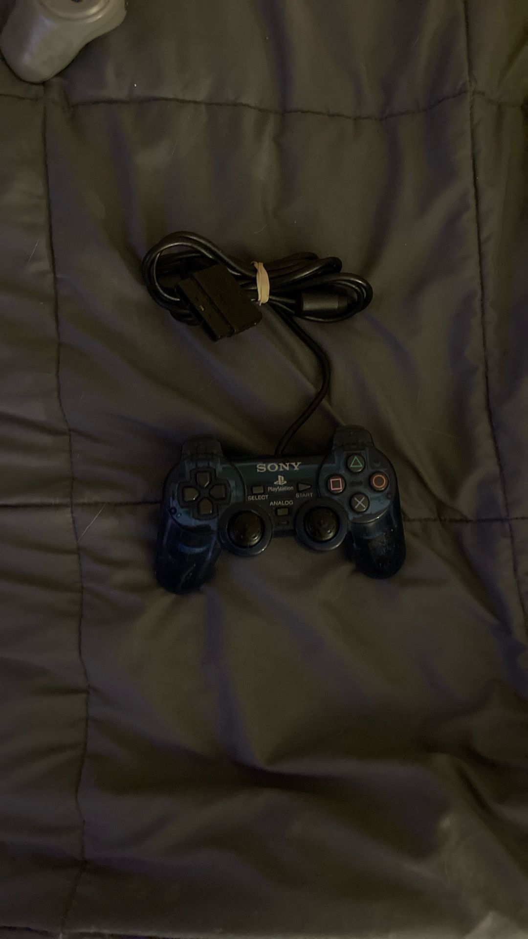 Sony Playstation 2 Dualshock Analog Wired Controller SCPH-10010 - Ocean Blue