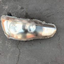 2008-2017 Mitsubishi Lancer Headlights With Lights Bulbs And Accessories OEM.