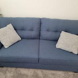 Ashley Furniture Sofa Bed Blue