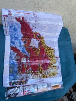 Rooster Diamond Painting Kit for Adults