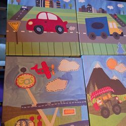 Boys wall decor