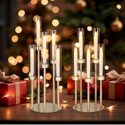 Gold Candle Holder (2)