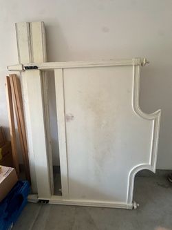 Queen bed frame and headboard