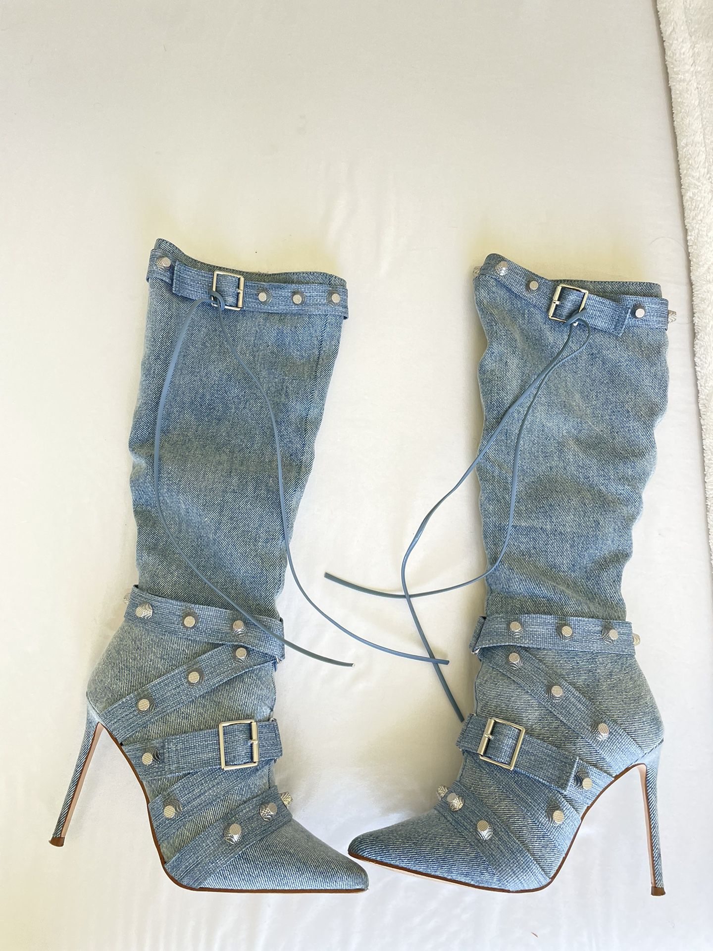 Denim High Boots From Aldo Only Used Once 