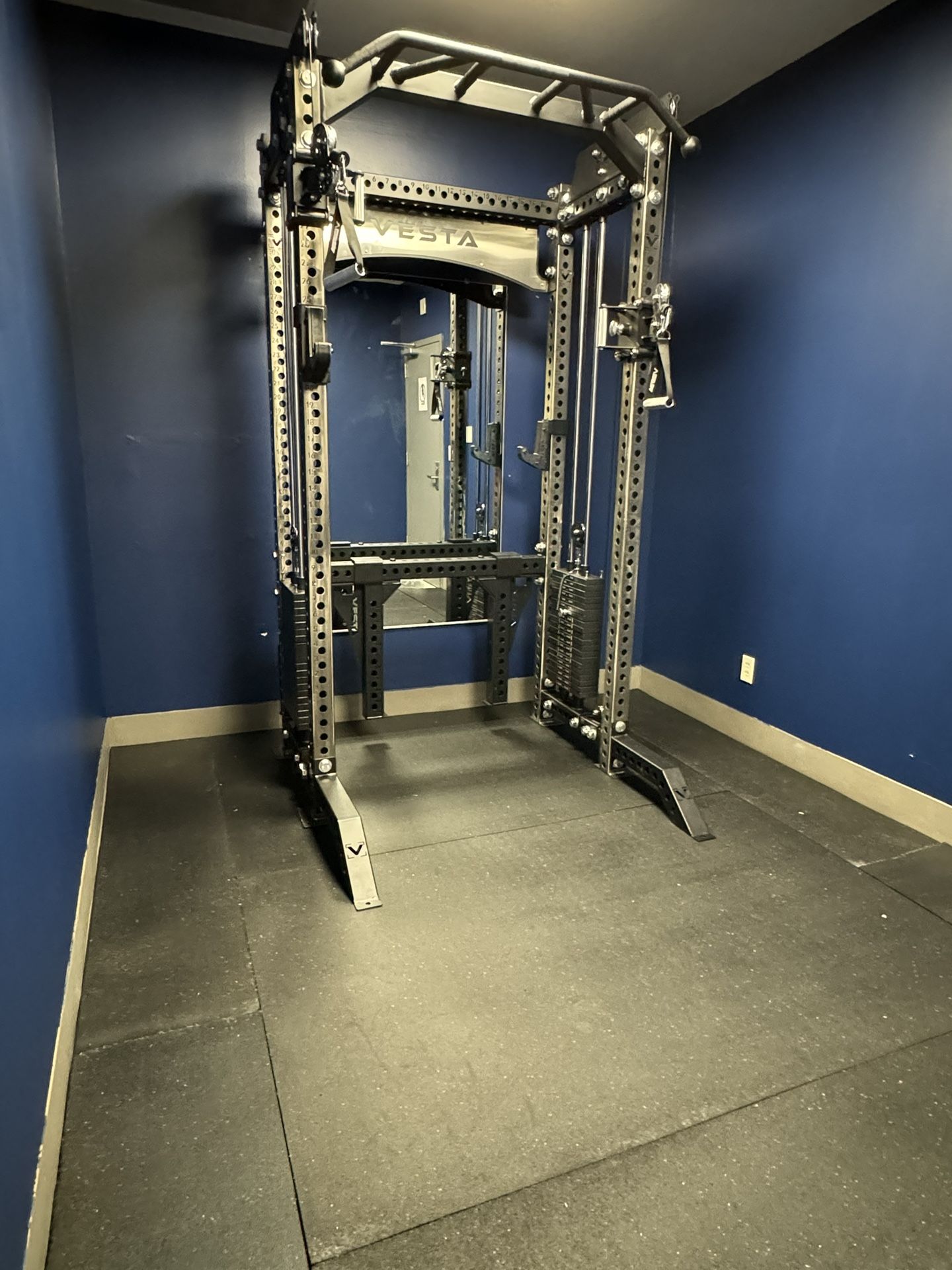 Vesta Fitness New Half Squat Rack |Functional Trainer|400 Weight Stack|Gym Equipment|Free Delivery