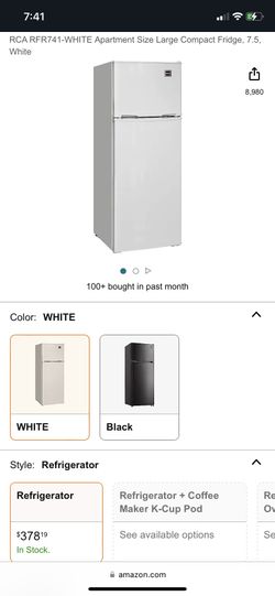 RCA 7.5 Cu Ft Fridge