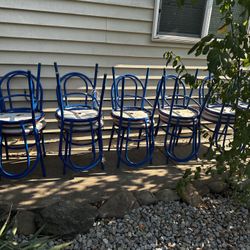 Vintage Restaurant Chairs Set 