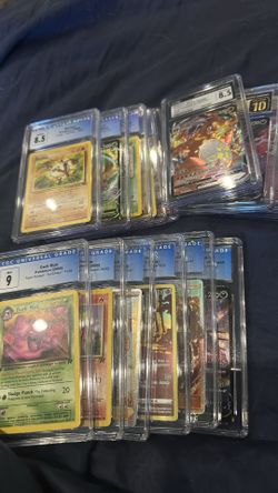 Old Blue label CGC pokemon slab Lot for sale !