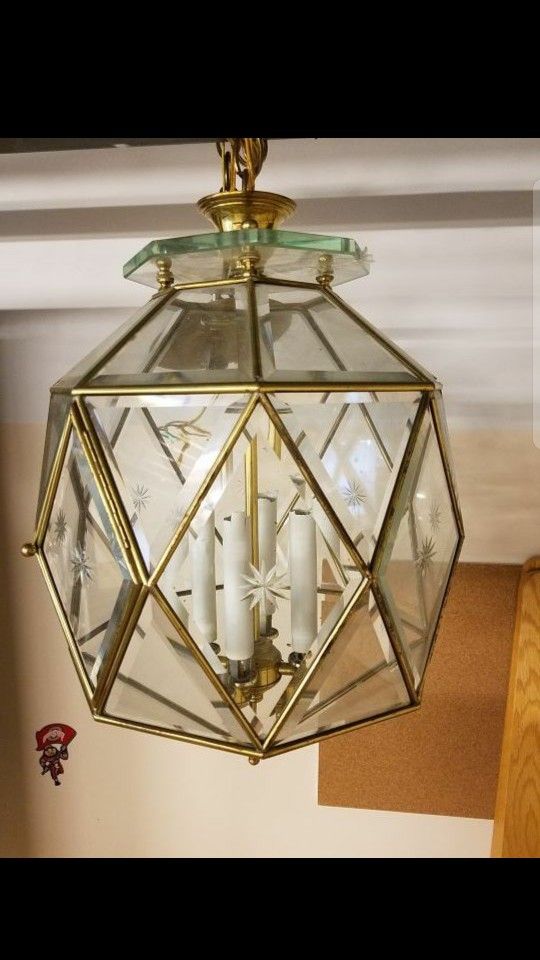 Hall chandelier.
