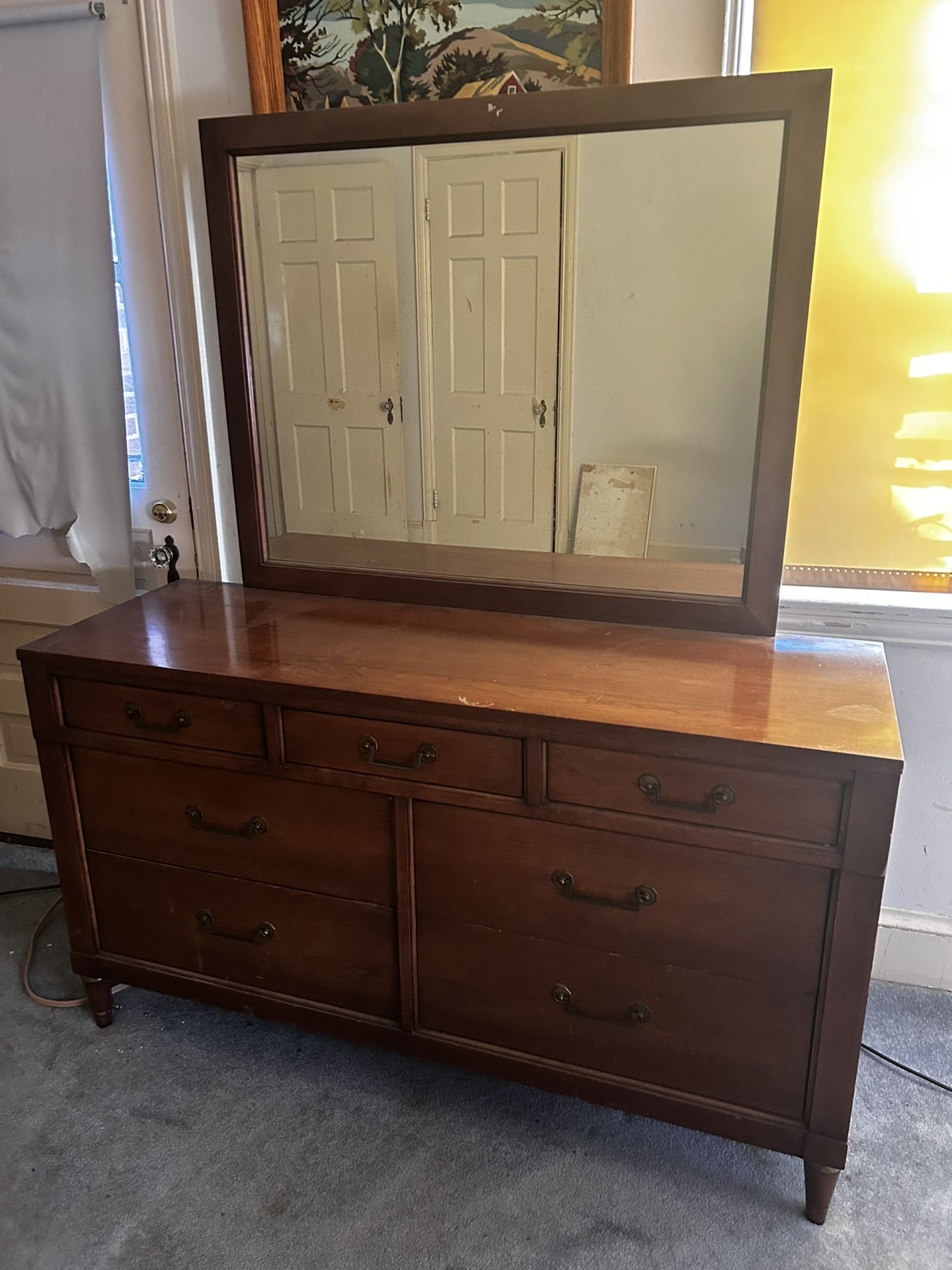 2 Dressers  w/ Mirror