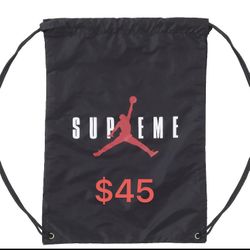 Supreme x Jordan String Gym Bag