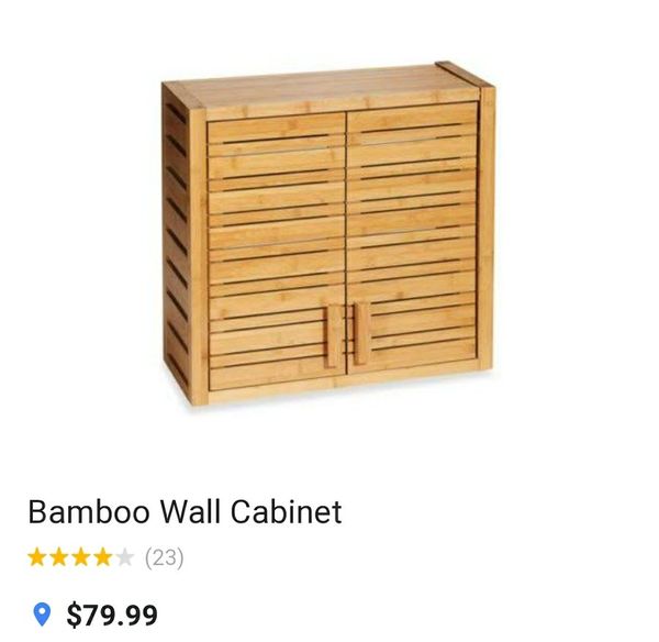 Wall Bamboo Cabinet For Sale In Redlands Ca Offerup