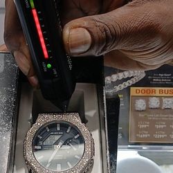 Iced Out G-SHOCK GM2100 | 5.40CTW Aftermarket Diamonds | Box