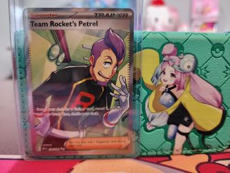 Team Rocket's Petrel Full Art Trainer Pokemon Card