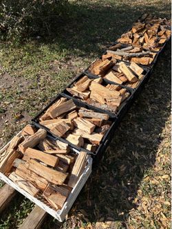 40 lbs Pecan and Live Oak firewood baskets…$20 each