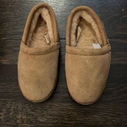 Suede And Sherpa Kid Slipper Size 11