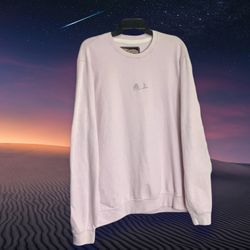 San Francisco Work Shirts Light Pinkish Lavender Sweatshirt Men XL