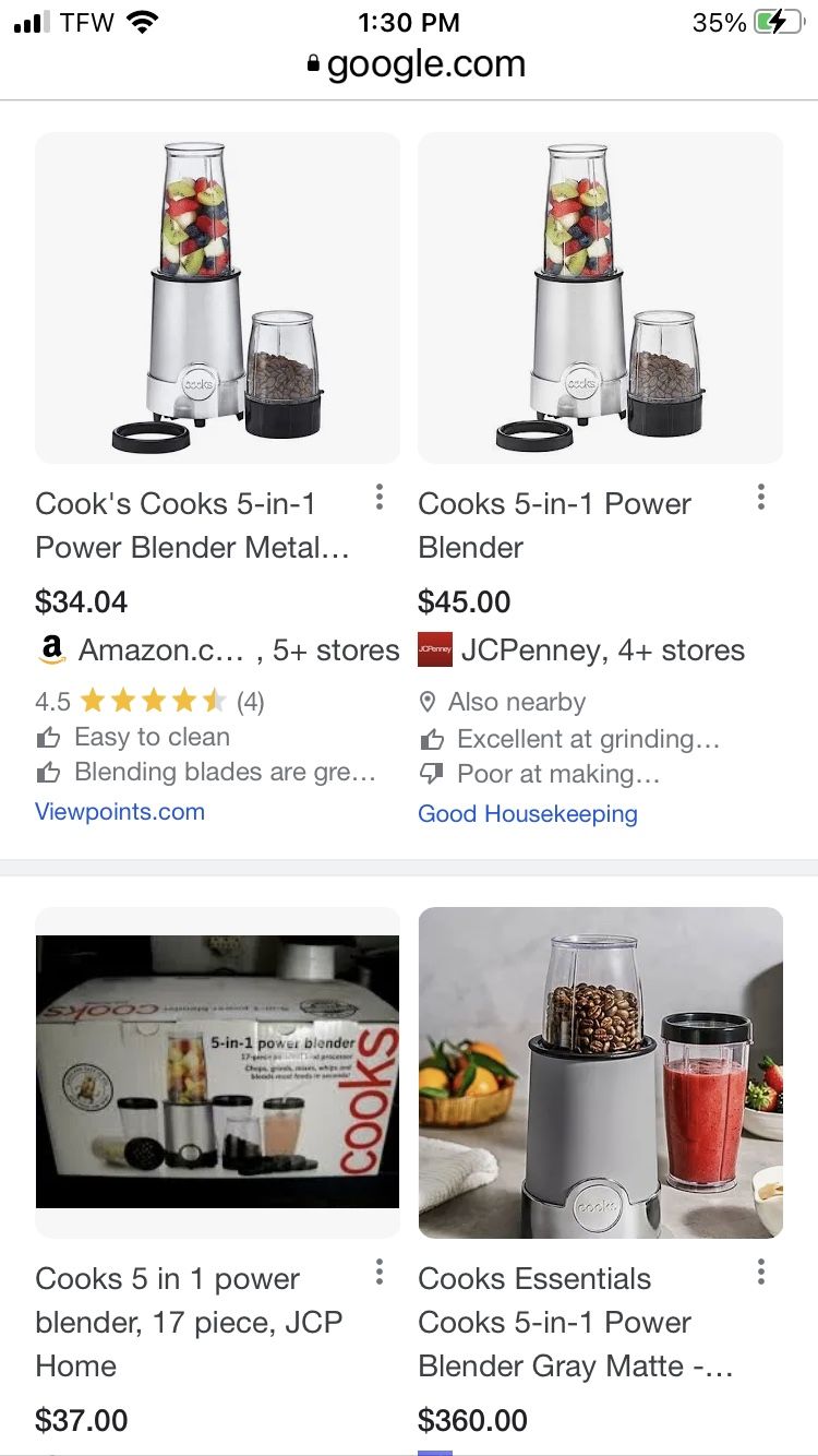 Cooks 5 in 1 Power Blender (Brand New) for Sale in San Diego, CA - OfferUp