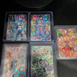Dragon Ball Heroes (Super) Goku, Vegeta, Broly, Bardock, Gogeta And Vegito