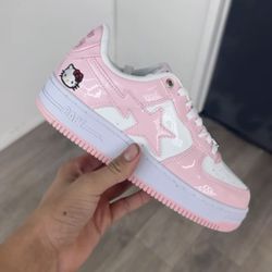 hello kitty bape shoes