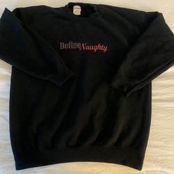 Large black sweatshirt of Define Naughty