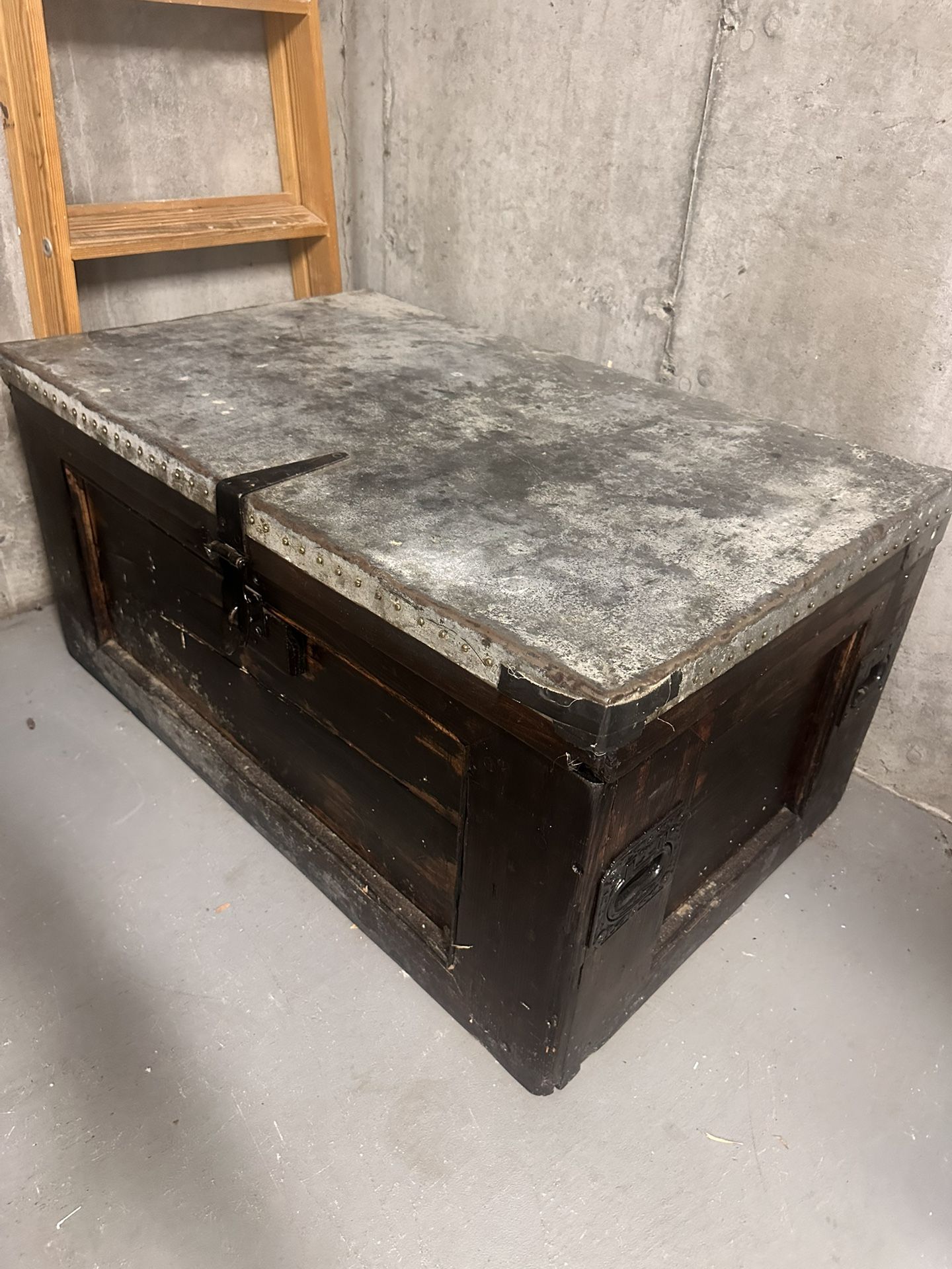 vintage horse tack trunk