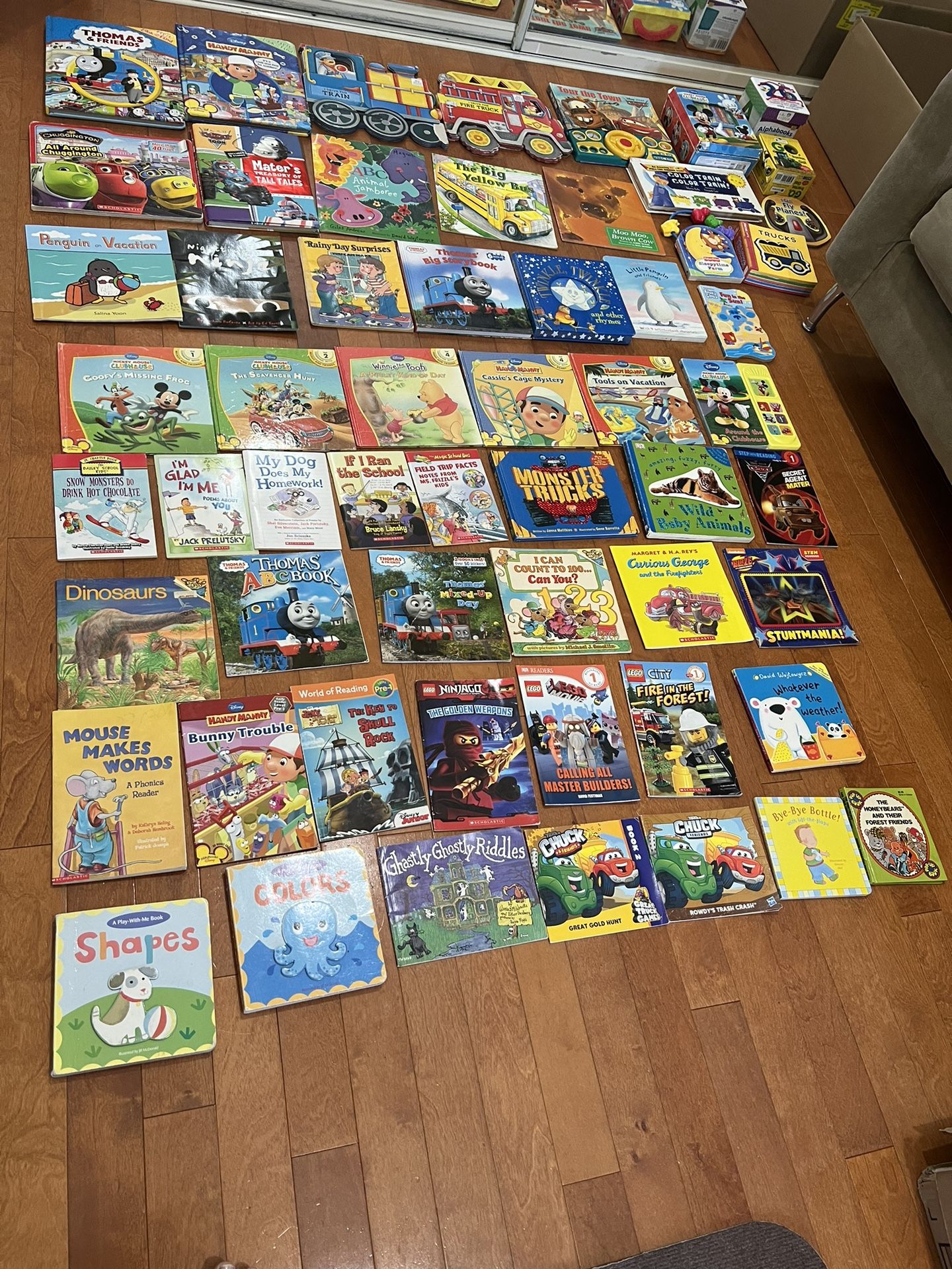 Lot Of 59 Children’s / Kids Books Mickey , Thomas the train, handy ...