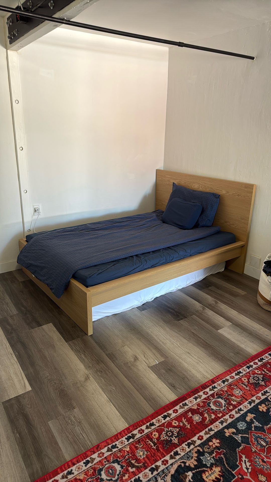 IKEA Bed Frame + Slats + Mattress (if included)