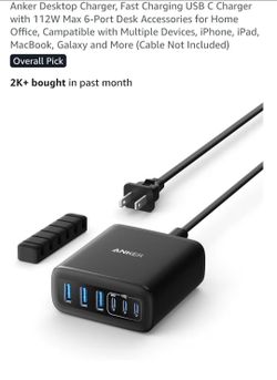 Anker Charger (112W, 6 Ports)