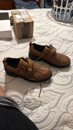 Polo Ralph Lauren Brown Leather Casual Shoes