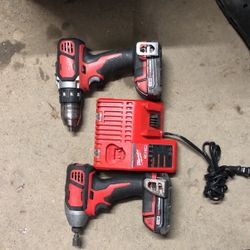 Milwaukee M18 Impact Drill Kit