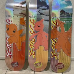 Pokemon Charizard Santa Cruz Deck Skateboard