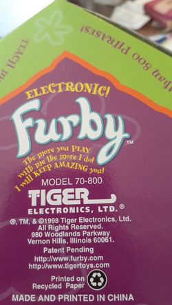 Furby original white