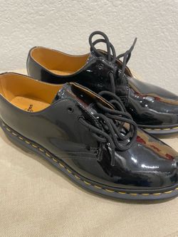 Doc Martens Black Patent Leather Lows