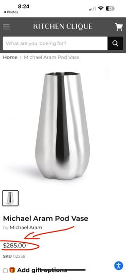 Michael Aram Pod Vase by Michael Aram