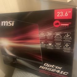 Msi Curved 23.6 Inch Monitor
