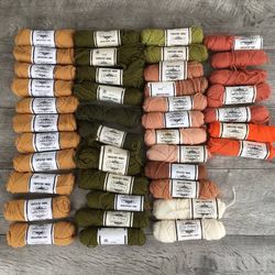 Huge Lot 41 Elsa Williams Needlecraft Creations Needlepoint Wool Yarn