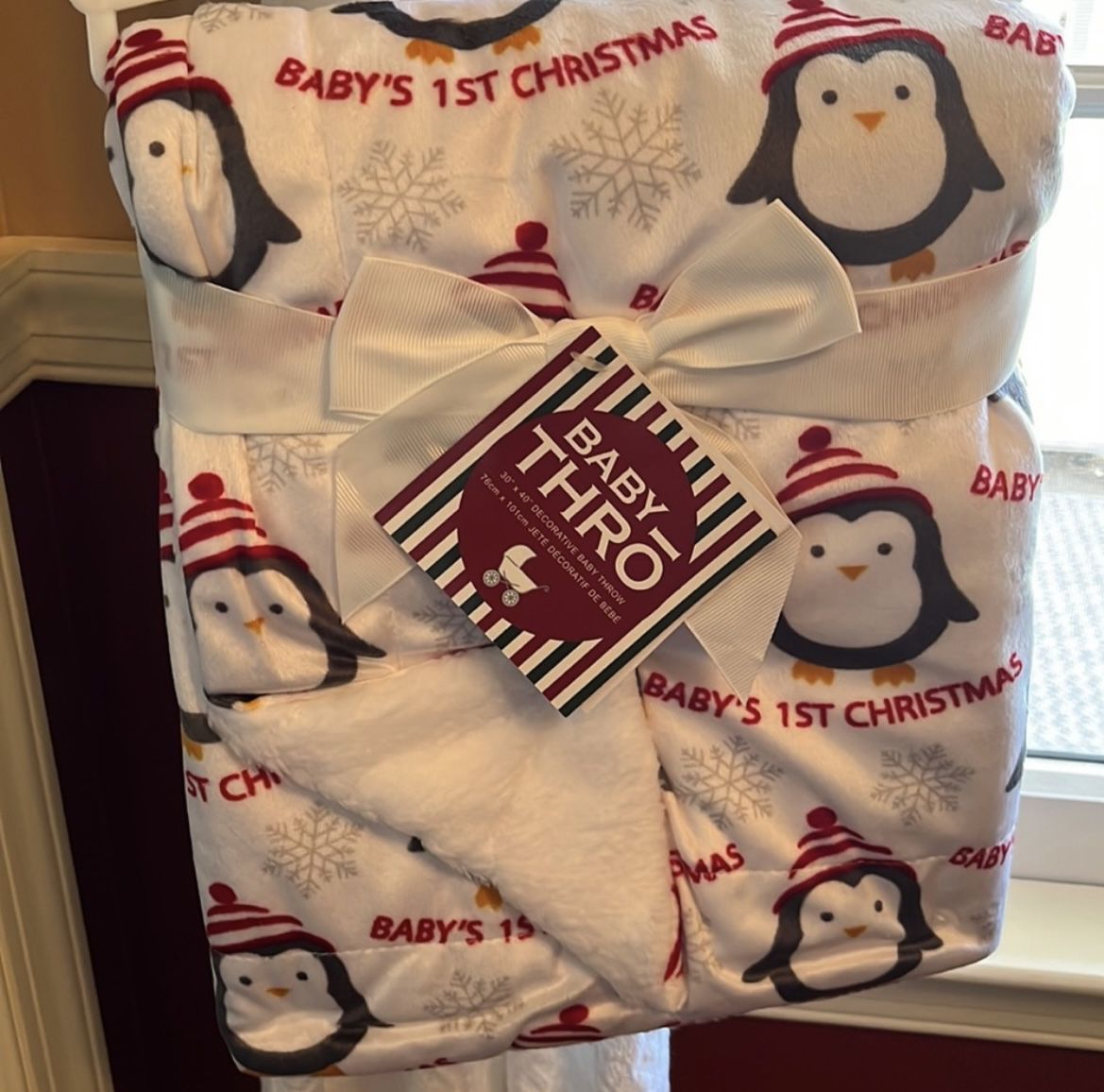 Baby’s First Christmas Blanket NWT