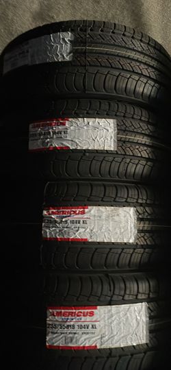 New tires 235/55/18 Americus tires $120 each tire plus tax